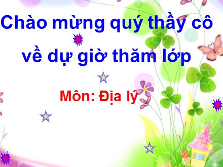 Bài giảng Địa lí Lớp 4 - Hoạt động sản xuất của người dân ở Tây Nguyên - Trường Tiểu học Phan Đình Giót