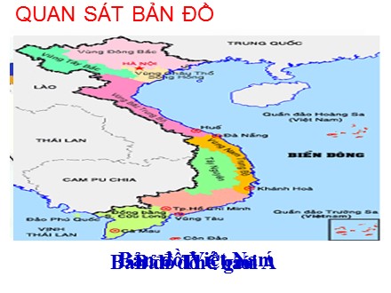Bài giảng Địa lí Lớp 4 - Làm quen với bản đồ (Tiết 1) - Trường Tiểu học Phan Đình Giót