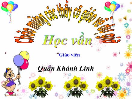 Bài giảng Học vần Lớp 1 - Bài: g, gh (Tiết 1) - Quản Khánh Linh