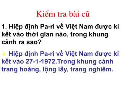Bài giảng Lịch sử Lớp 5 - Tiến vào Dinh Độc Lập - Trường Tiểu học Phan Đình Giót