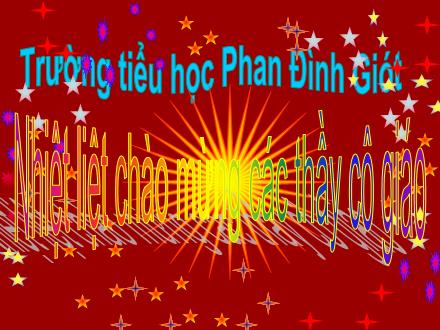 Bài giảng Luyện từ và câu Lớp 3 - Tuần 12: Ôn về từ chỉ hoạt động, trạng thái. So sánh - Trường Tiểu học Phan Đình Giót