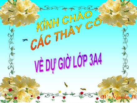 Bài giảng Tập đọc Lớp 3 - Cùng vui chơi - Nguyễn Thị Thu Hường