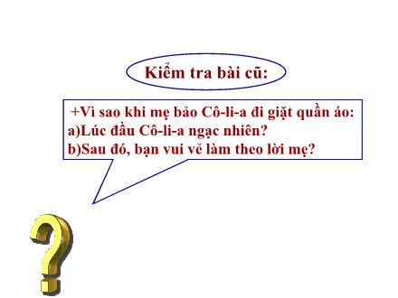 Bài giảng Tập đọc Lớp 3 - Tuần 6: Nhớ lại buổi đầu đi học - Trường Tiểu học Phan Đình Giót