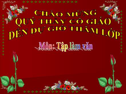 Bài giảng Tập làm văn Lớp 3 - Tuần 24: Nghe và kể lại câu chuyện Người bán quạt may mắn - Trường Tiểu học Phan Đình Giót