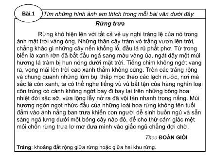 Bài giảng Tập làm văn Lớp 5 - Luyện tập tả cảnh (Tiết 3) - Trường Tiểu học Phan Đình Giót