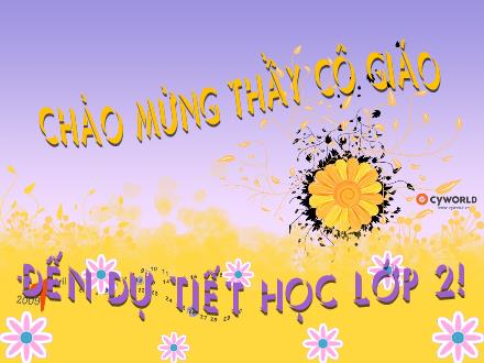 Bài giảng Toán Khối 2 - Bảng nhân 5 - Trường Tiểu học Phan Đình Giót