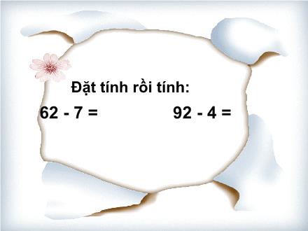 Bài giảng Toán Lớp 2 - 52-28 - Trường Tiểu học Phan Đình Giót