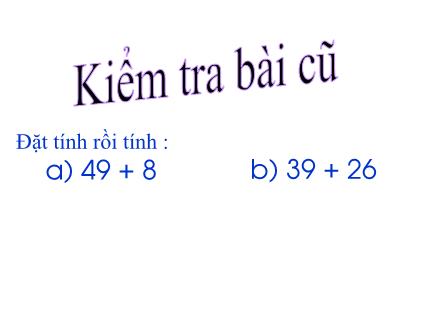 Bài giảng Toán Lớp 2 - 8 cộng với một số. 8+5 - Trường Tiểu học Phan Đình Giót