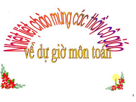 Bài giảng Toán Lớp 2 - Ki-lô-mét - Trường Tiểu học Phan Đình Giót