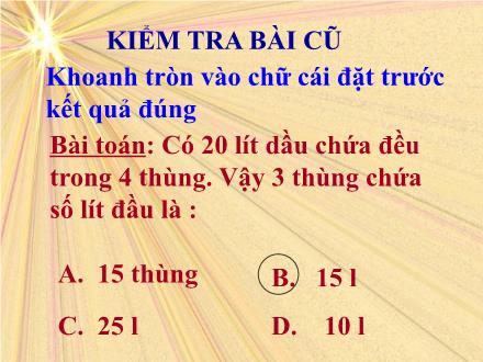 Bài giảng Toán Lớp 3 - Luyện tập (Tiết 123) - Trường Tiểu học Phan Đình Giót