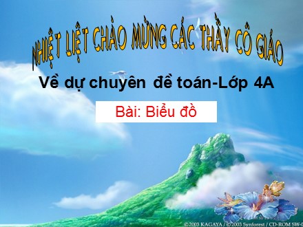 Bài giảng Toán Lớp 4 - Biểu đồ - Trường Tiểu học Phan Đình Giót
