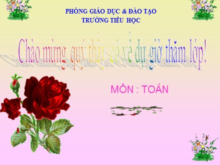 Bài giảng Toán Lớp 4 - Hình thoi - Trường Tiểu học Phan Đình Giót