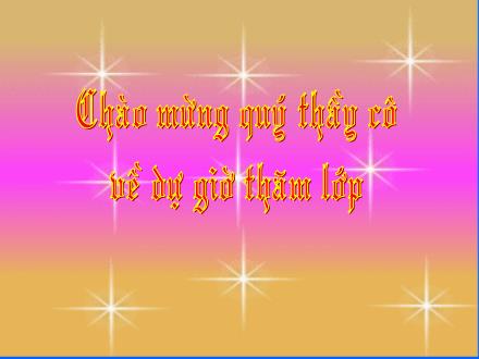 Bài giảng Toán Lớp 4 - Phân số và phép chia số tự nhiên - Trường Tiểu học Phan Đình Giót
