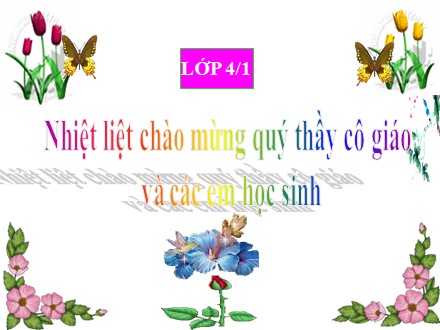 Bài giảng Toán Lớp 4 - Phép trừ - Trường Tiểu học Phan Đình Giót