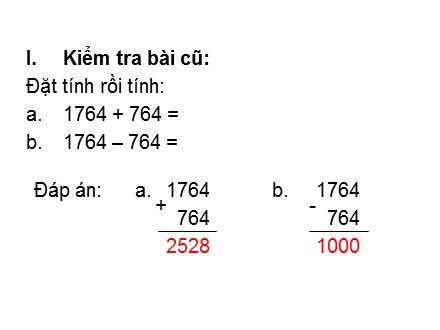 Bài giảng Toán Lớp 4 - Tìm hai số khi biết tổng và hiệu của hai số đó - Trường Tiểu học Phan Đình Giót