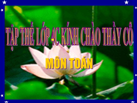 Bài giảng Toán Lớp 4 - Tuần 30: Ứng dụng của tỉ lệ bản đồ (Tiếp theo) - Trường Tiểu học Phan Đình Giót