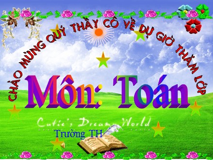 Bài giảng Toán Lớp 4 - Vẽ hai đường thẳng song song - Trường Tiểu học Phan Đình Giót