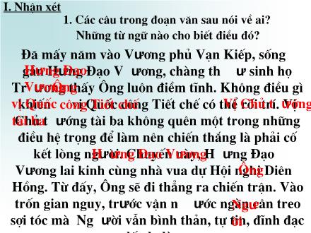 Bài giảng Luyện từ và câu Lớp 5 - Liên kết câu trong bài bằng cách thay thế từ ngữ - Trường Tiểu học Phan Đình Giót