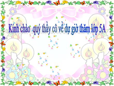 Bài giảng Luyện từ và câu Lớp 5 - Tổng kết vốn từ - Trường Tiểu học Phan Đình Giót