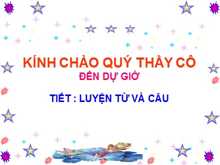 Bài giảng Luyện từ và câu Lớp 5 - Tuần 16: Tổng kết vốn từ - Trường Tiểu học Phan Đình Giót