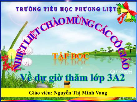 Bài giảng Tập đọc Lớp 3 - Cùng vui chơi - Nguyễn Thị Minh Vang