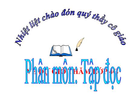 Bài giảng Tập đọc Lớp 4 - Cánh diều tuổi thơ - Trường Tiểu học Đặng Trần Côn B