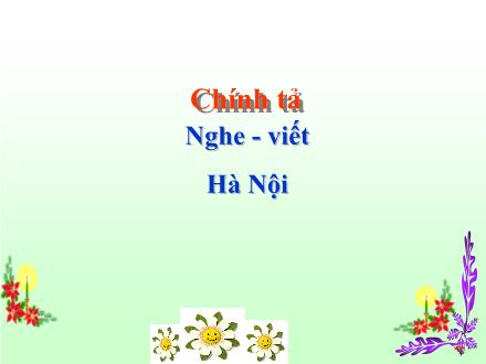 Bài giảng Tập đọc Lớp 5 - Hà Nội - Trường Tiểu học Phan Đình Giót