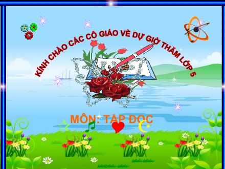Bài giảng Tập đọc Lớp 5 - Tiếng rao đêm - Trường Tiểu học Phan Đình Giót