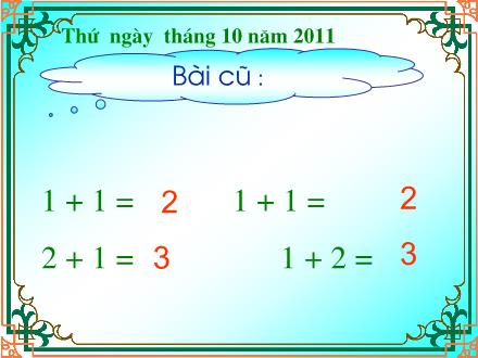 Bài giảng Toán Lớp 1 - Luyện tập (Trang 45) - Trường Tiểu học Nguyễn Tuân