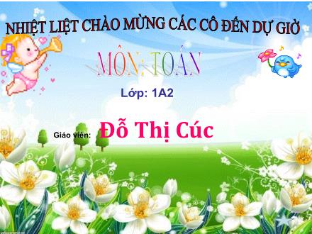 Bài giảng Toán Lớp 1 - Tuần 6: Luyện tập - Đỗ Thị Cúc