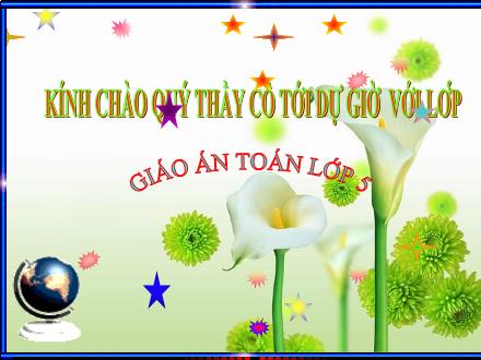 Bài giảng Toán Lớp 5 - Luyện tập (Trang 14) - Trường Tiểu học Phan Đình Giót