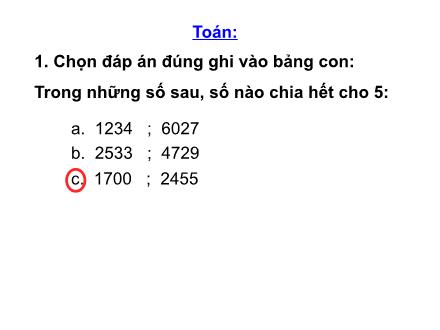 Bài giảng Toán Lớp 5 - Ôn tập về phân số (Trang 148) - Trường Tiểu học Phan Đình Giót