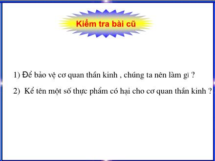 Bài giảng Tự nhiên và Xã hội Lớp 3 - Ôn tập con người và sức khỏe (Tiếp) - Trường Tiểu học Nguyễn Tuân