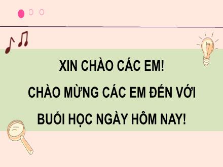 Bài giảng Tin học Lớp 3 (Cánh diều) - Chủ đề A3: Làm quen với gõ bàn phím - Bài 1: Em làm quen với bàn phím