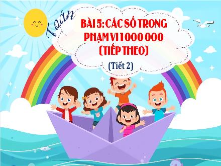 Bài giảng Toán Lớp 4 (Cánh diều) - Bài 5: Các số trong phạm vi 1000 000 (Tiếp theo - Tiết 2)